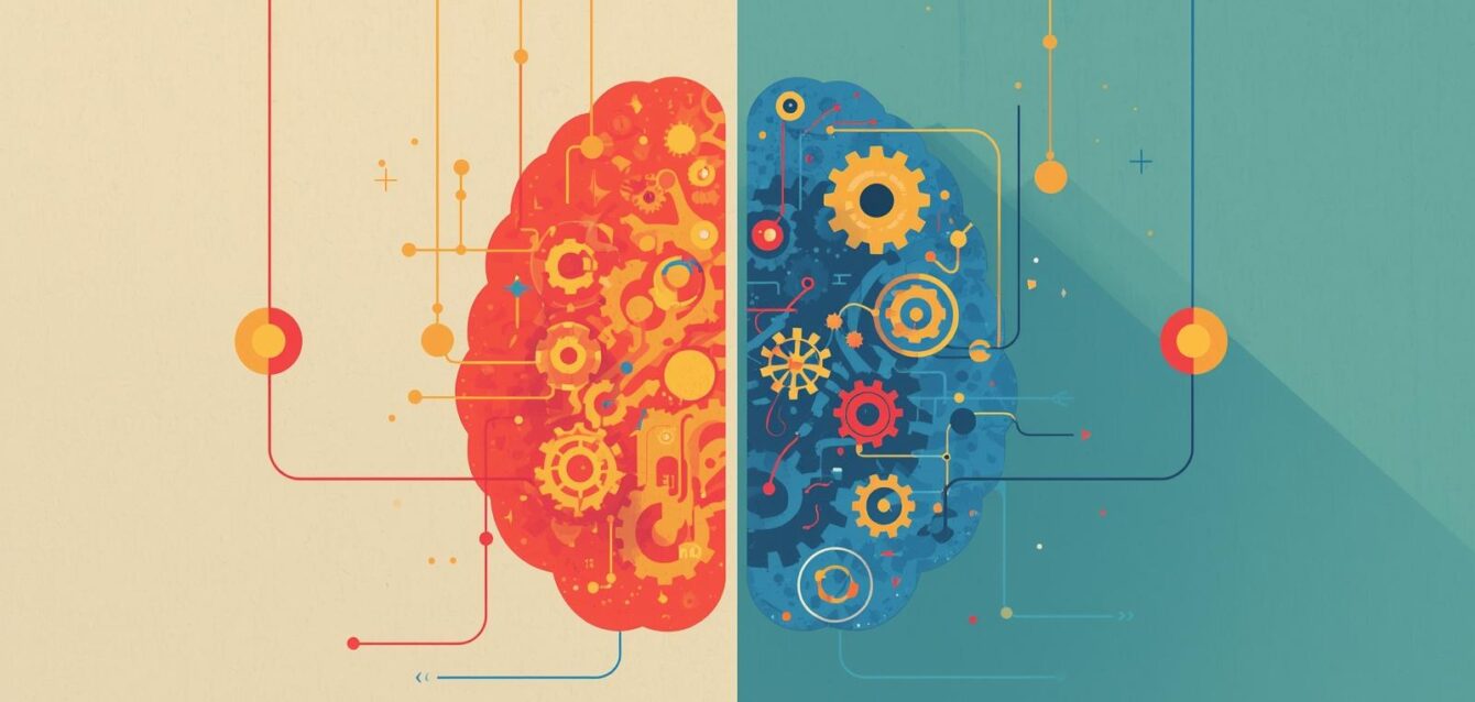 left brain, right brain working together