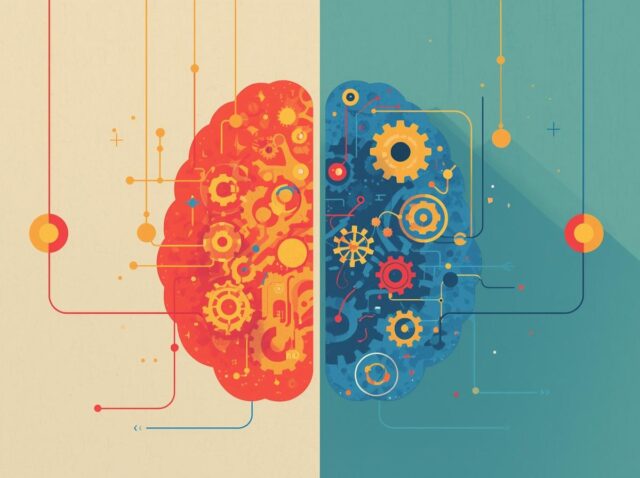 left brain, right brain working together