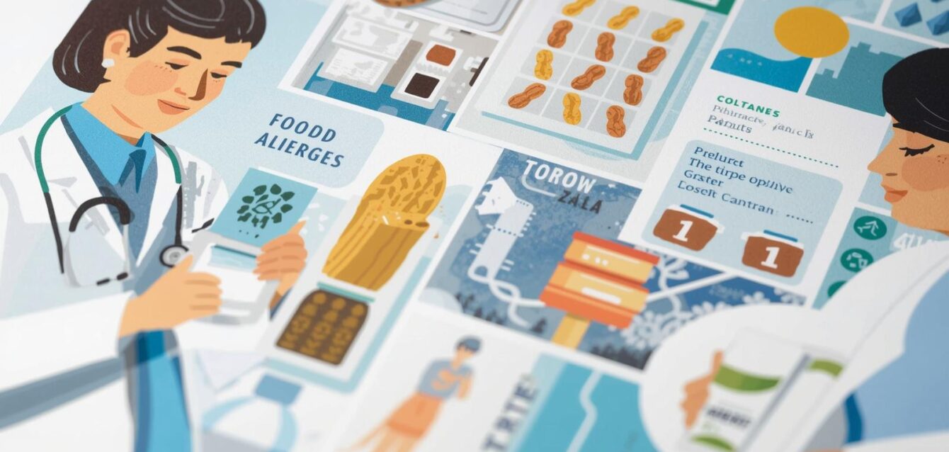 healthcare, food allergy (peanuts)