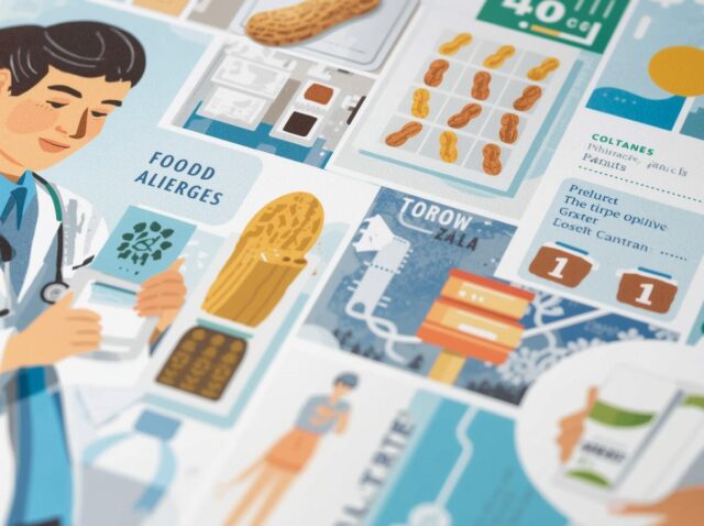 healthcare, food allergy (peanuts)